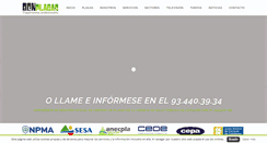 Desktop Screenshot of bcnplagas.com